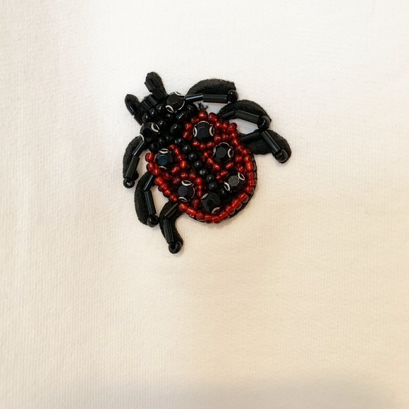 🌹NWT.  Zara oversized tunic with appliqués. - Picture 5 of 8